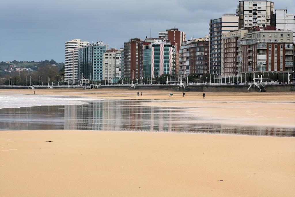 Alojamientos Albor I Gijon Bagian luar foto